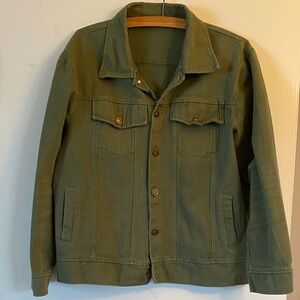 Olive Green Men's Utility Jacket *As Is*
